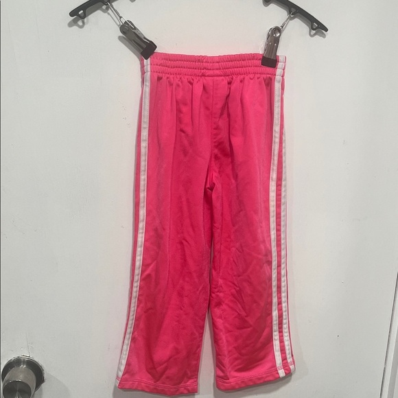 Adidas Vibrant Pink Kids' Track Pants Size 3T - Picture 4 of 4
